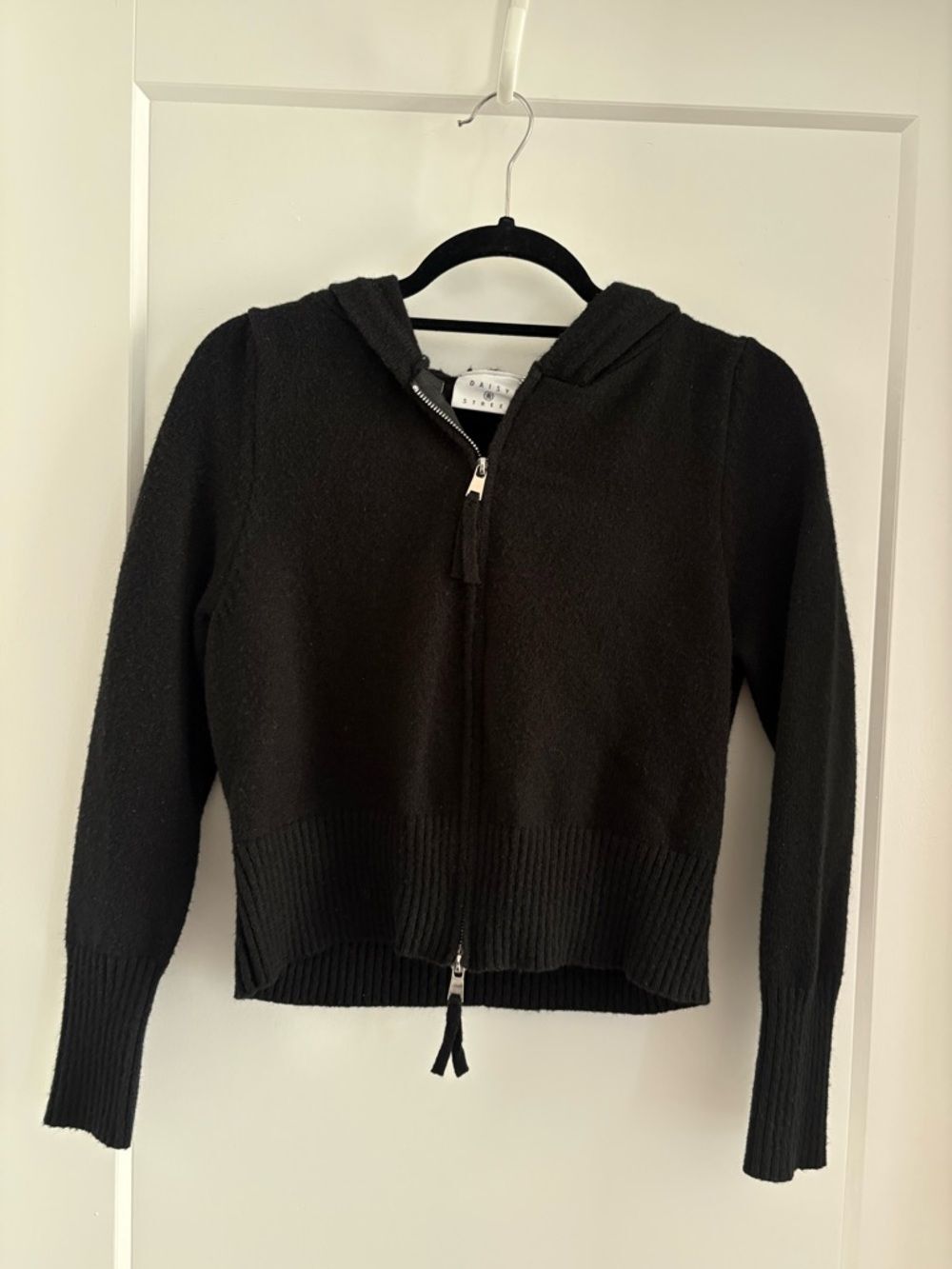 Daisy Street Black Zip Hoodie